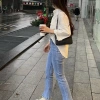 Quần Jeans bò loe form nhỏ dáng ôm co dãn nhẹ 4 chiều Giá chỉ 127k giảm mạnh 2