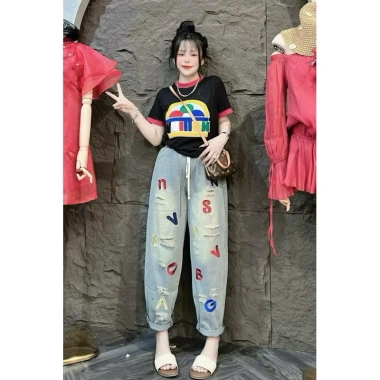 Quần Jeans Cạp Chun Loại 1 Hàng QC - Ảnh Thật, Mềm Không Xù, Giá 300.000₫ 6
