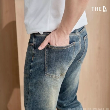 Quần Jeans Casual Elite A47 Dark Blue 97% Cotton 3% Spandex 29-34 Giá 899.000₫