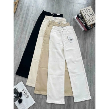 Quần Jeans Culottes Lưng Cao ZR Trơn – Ảnh Tự Chụp Giá 375.000, Giảm Đến 20%