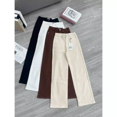 Quần Jeans Culottes Lưng Cao ZR Trơn – Ảnh Tự Chụp Giá 375.000, Giảm Đến 20%