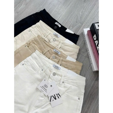 Quần Jeans Culottes Lưng Cao ZR Trơn – Ảnh Tự Chụp Giá 375.000, Giảm Đến 20%