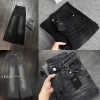 Quần Jeans Culottes ống suông rộng wash lưng cao - Ảnh tự chụp, chỉ 415.000₫