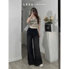 Quần Jeans Culottes ống suông rộng wash lưng cao - Ảnh tự chụp, chỉ 415.000₫ 3