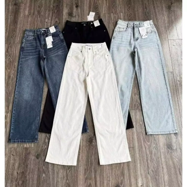 Quần Jeans Culottes Suông Dài ZR 6M - Trơn, Đa Dụng, Giá 375.000đ (Giảm 20%) 2