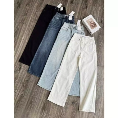 Quần Jeans Culottes Suông Dài ZR 6M - Trơn, Đa Dụng, Giá 375.000đ (Giảm 20%) 5