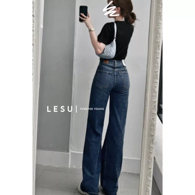 Quần Jeans Culottes Suông Dài ZR 6M - Trơn, Đa Dụng, Giá 375.000đ (Giảm 20%) 7