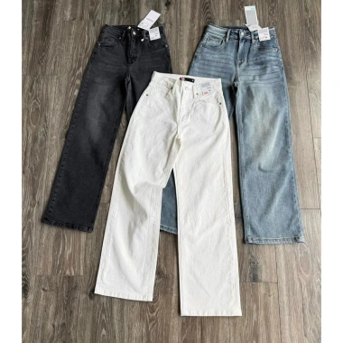 Quần Jeans Culottes Suông Dài ZR 6M - Trơn, Đa Dụng, Giá 375.000đ (Giảm 20%) 8