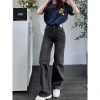 Quần Jeans Culottes Suông Dài ZR 6M - Trơn, Đa Dụng, Giá 375.000đ (Giảm 20%) 9