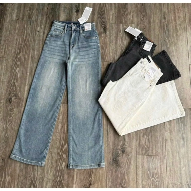 Quần Jeans Culottes Suông Dài ZR 6M - Trơn, Đa Dụng, Giá 375.000đ (Giảm 20%) 11