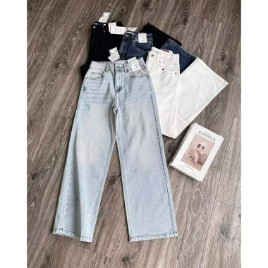 Quần Jeans Culottes Suông Dài ZR 6M - Trơn, Đa Dụng, Giá 375.000đ (Giảm 20%) 13