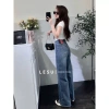 Quần Jeans Culottes Suông Trơn Dài LV ẢNH TỰ CHỤP Giá chỉ 375.000₫ giảm 105.000₫ 5
