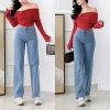 Quần Jeans Culottes Suông Trơn Không Wash Ảnh Tự Chụp Giá 365k Giảm Đến 73k 9