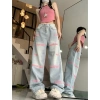 Quần jeans denim vintage Merlad nữ dáng rộng cạp cao ống rộng Giá ưu đãi 165k