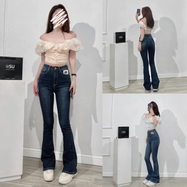 Quần Jeans Loe Trơn Dáng Dài - Ảnh Tự Chụp, Giá Ưu Đãi 415.000 VNĐ, Chất Lượng Cao