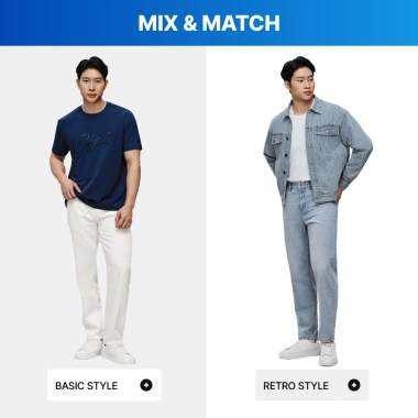 Quần jeans nam ICONDENIM ống đứng dáng suông Lightweight siêu nhẹ, chống nhăn ICON105 – Giá 538.100₫ 7 Quần jeans nam ICONDENIM ống đứng dáng suông Lightweight siêu nhẹ, chống nhăn ICON105 – Giá 538.100₫ 7