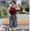Quần Jeans Ngố Ống Rộng Rách Hàng Cao Cấp - Chuẩn Phom, Giá 93.600 VNĐ 5