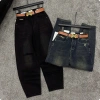 Quần Jeans Nữ Baggy Co Giãn Rách Gối Lưng Cao Tôn Dáng với Belt Cao Cấp - 445.550₫ 5