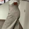 Quần Jeans Nữ Dáng Thẳng Rộng Màu Xám Nhạt - Giá 105.840, Thời Trang Mùa Hè