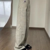 Quần Jeans Nữ Dáng Thẳng Rộng Màu Xám Nhạt - Giá 105.840, Thời Trang Mùa Hè 3