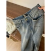 Quần jeans nữ ống đứng màu sáng, rộng rãi thoải mái - Chỉ 390.000đ, giảm 117.000đ 3