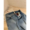 Quần jeans nữ ống đứng màu sáng, rộng rãi thoải mái - Chỉ 390.000đ, giảm 117.000đ 7