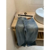 Quần jeans nữ ống đứng màu sáng, rộng rãi thoải mái - Chỉ 390.000đ, giảm 117.000đ 8