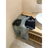 Quần jeans nữ ống rộng cạp cao màu xanh nhạt, dễ mặc, có thắt lưng – giá chỉ 410.000₫ 6