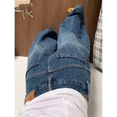 Quần Jeans Nữ Ống Rộng QC Giá Sale 240k - Phong Cách Thoải Mái, Giá Gốc 295k 3