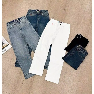 Quần Jeans Ống Đứng 9 Tấc Lai To TM - Trơn, Ảnh Tự Chụp, Giá Chỉ 370.000 VNĐ 10