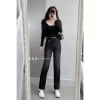 Quần Jeans Ống Đứng Trơn 9 Tấc - Ảnh Tự Chụp Giá Giảm 370,000 VND, Thon Gọn 2