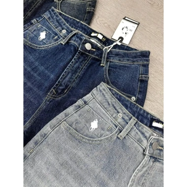 Quần Jeans Ống Đứng Trơn Wash PL - Ảnh Tự Chụp Giá Ưu Đãi 370k, Chất Lượng Cao 4