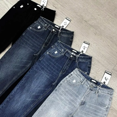 Quần Jeans Ống Đứng Trơn Wash PL - Ảnh Tự Chụp Giá Ưu Đãi 370k, Chất Lượng Cao 6
