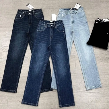 Quần Jeans Ống Đứng Trơn Wash PL - Ảnh Tự Chụp Giá Ưu Đãi 370k, Chất Lượng Cao 7