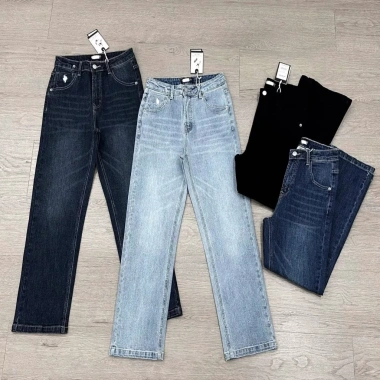 Quần Jeans Ống Đứng Trơn Wash PL - Ảnh Tự Chụp Giá Ưu Đãi 370k, Chất Lượng Cao 8