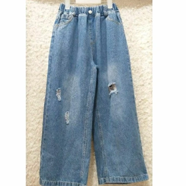 Quần jeans ống rộng size đại cho bé 25-45kg chất denim giá chỉ 137.400đ 2