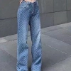 Quần Jeans Ống Rộng Thêu Nổi Hàng Quảng Châu - Hot Trend Giá 330k 5