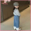 Quần Jeans Ống Suông Bé Gái Lưng Thun Gấu Phối Ren Vải Bò Mềm Mịn Giá 202.000đ 4