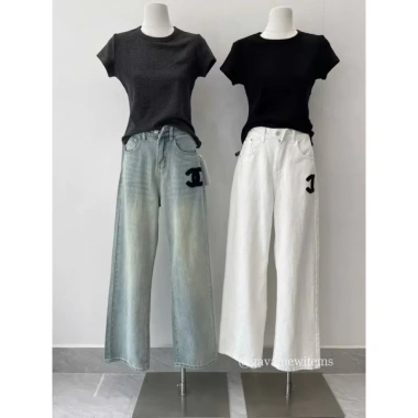 Quần Jeans Suông Thêu X Đen QJSTXD Giá 400k - Giảm Giá, Độ Bền và Phong Cách