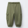 Quần jogger bé trai BabyloveGO nỉ thu đông giãn nhẹ, túi hộp, 1-10 tuổi, 179.000đ 2