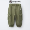 Quần jogger bé trai BabyloveGO nỉ thu đông giãn nhẹ, túi hộp, 1-10 tuổi, 179.000đ 7
