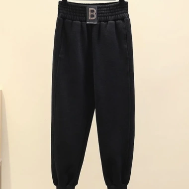 Quần jogger bo gấu unisex logo chữ B - Hàng Quảng Châu cao cấp, chỉ 114.000 dong 3