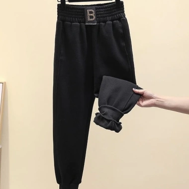Quần jogger bo gấu unisex logo chữ B - Hàng Quảng Châu cao cấp, chỉ 114.000 dong 6