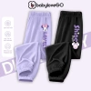 Quần jogger dài thu đông bé gái BabyloveGO BST Disney 2.026, thun co giãn thoải mái, giá 109.000đ
