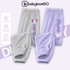 Quần jogger dài thu đông bé gái BabyloveGO BST Disney 2.026, thun co giãn thoải mái, giá 109.000đ 2