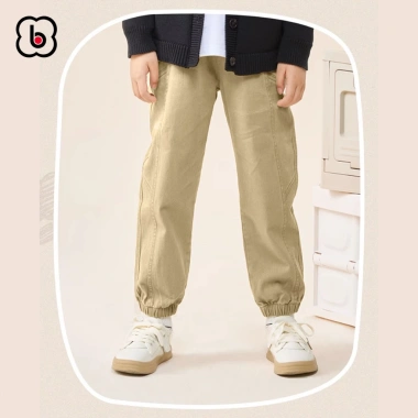 Quần jogger kaki bé trai ống rộng Hàn Quốc BabyloveGO KK04 giá 145.000