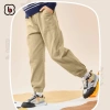 Quần jogger kaki bé trai ống rộng Hàn Quốc BabyloveGO KK04 giá 145.000 4