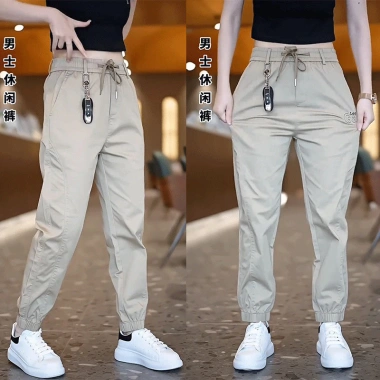 Quần jogger kaki dáng thể thao mềm, unisex nam nữ tập thể dục 158.120₫