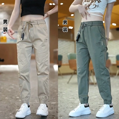 Quần jogger kaki dáng thể thao mềm, unisex nam nữ tập thể dục 158.120₫