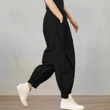 Quần jogger kaki nam‑nữ dáng thể thao, chất mềm basic, giảm giá 20% chỉ 122.200₫